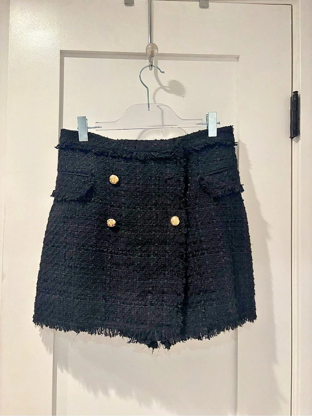 Zara Black High Waist Shorts Size Small Like New